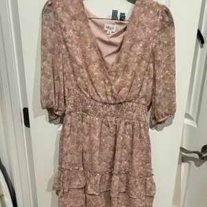 Le Lis Pink Floral Dress